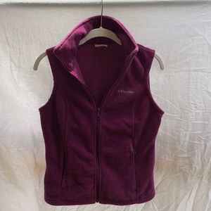 Size XS Columbia purple vest